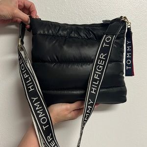 Black Tommy Hilfiger Bubble Crossbody Bag